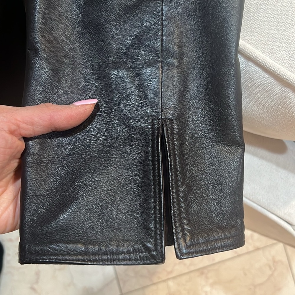 Mac Hill Pretty 100% Leather Brown Jacket - image 7